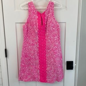 Lilly Pulitzer for Target See Ya Later shift dress in hot pink, size 10. NWOT.